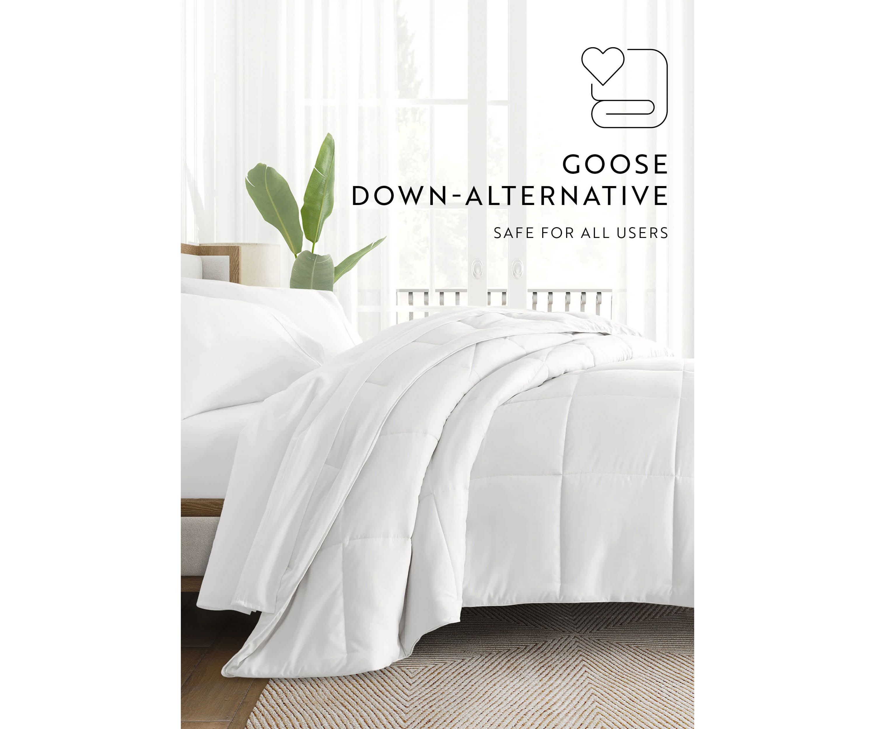 Ultra Soft Microfiber Down-Alternative White Duvet Insert