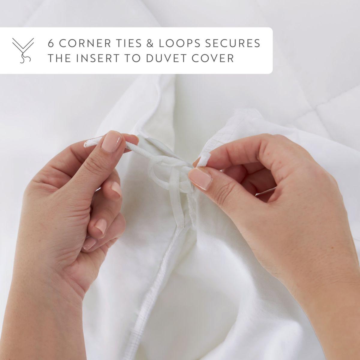 Ultra Soft Microfiber Down-Alternative White Duvet Insert