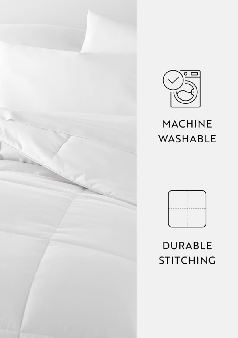 Ultra Soft Microfiber Down-Alternative White Duvet Insert