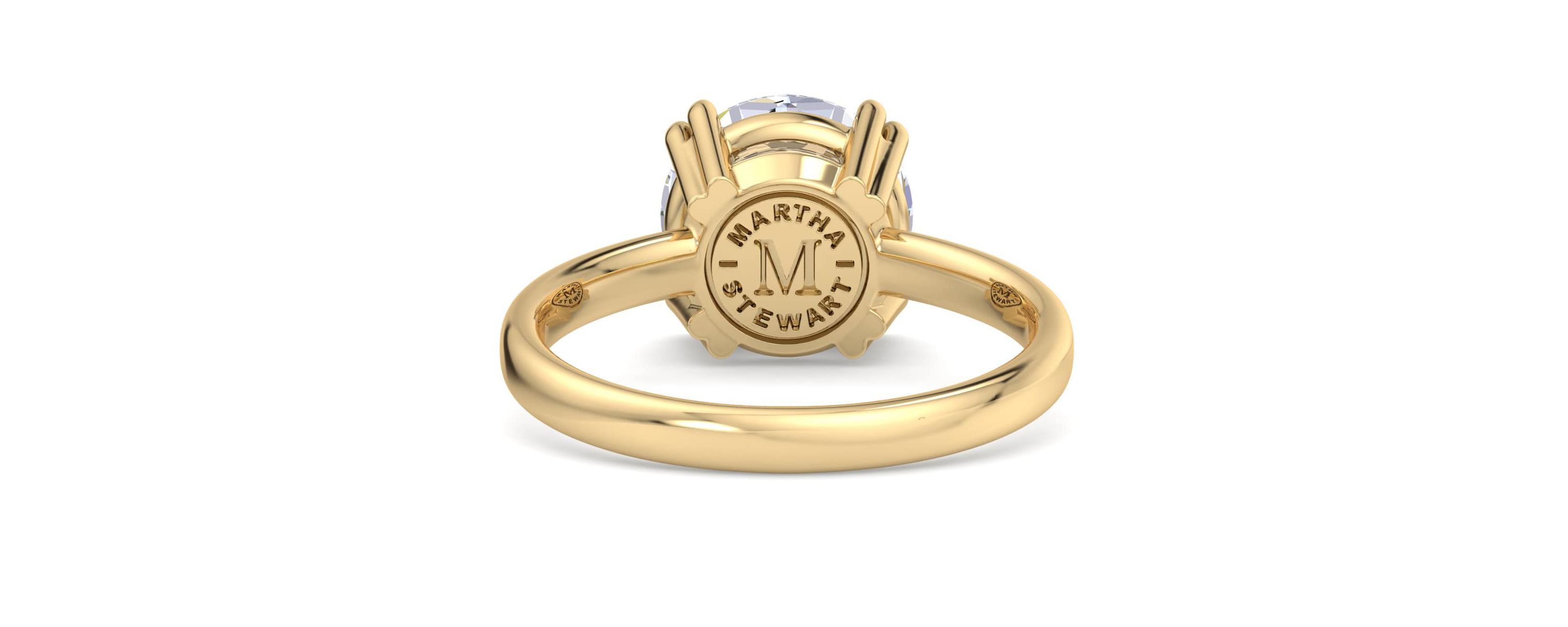 Lab Created 3 Carat Round Shape Lab Grown Diamond Solitaire Engagement Ring Available in 14K White and Yellow Gold