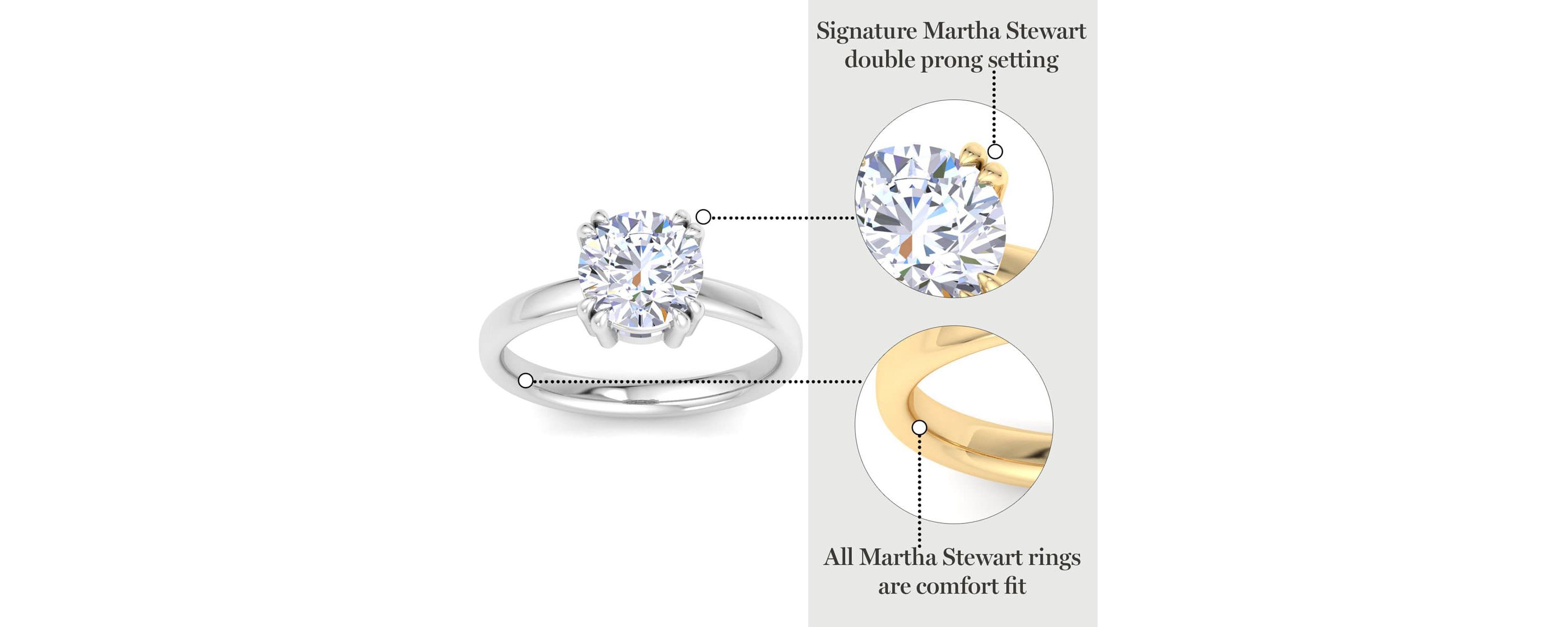Lab Created 3 Carat Round Shape Lab Grown Diamond Solitaire Engagement Ring Available in 14K White and Yellow Gold