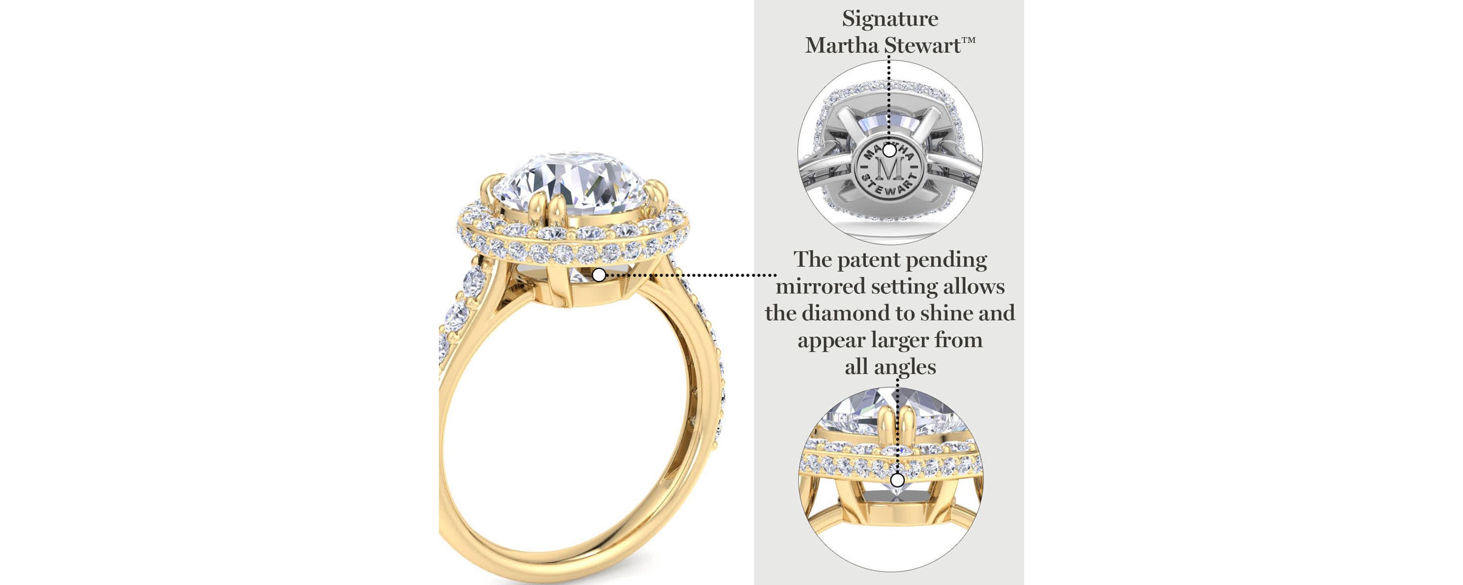 Lab Created 4 Carat Oval Shape Lab Grown Diamond Hidden Halo Engagement Ring Available in 14K White and Yellow Gold