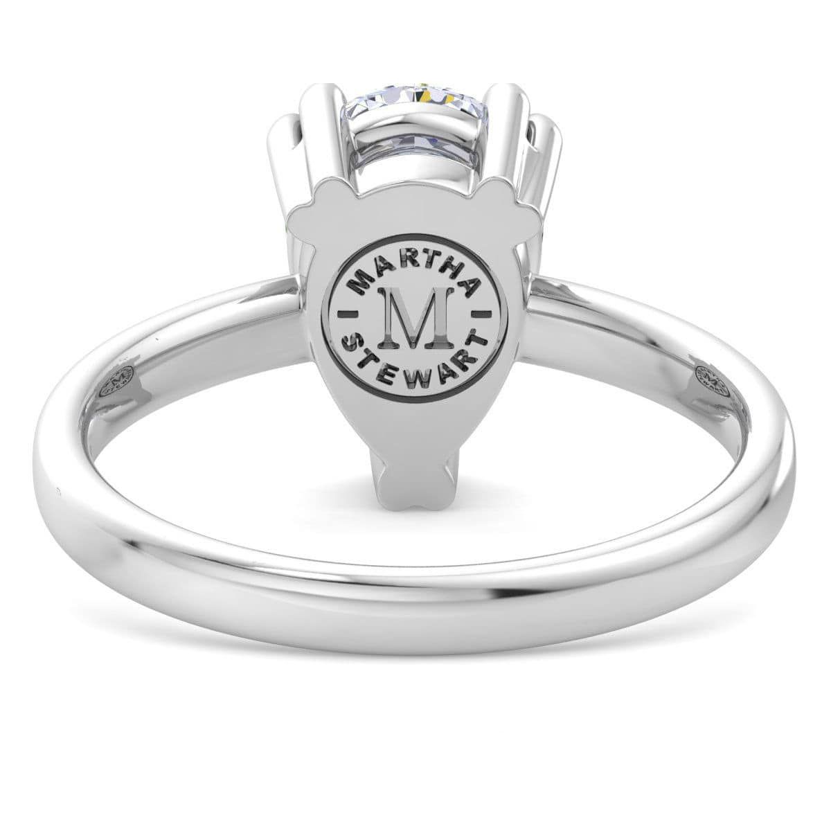 Lab Created 2 Carat Pear Shape Lab Grown Diamond Solitaire Engagement Ring Available in 14K White and Yellow Gold