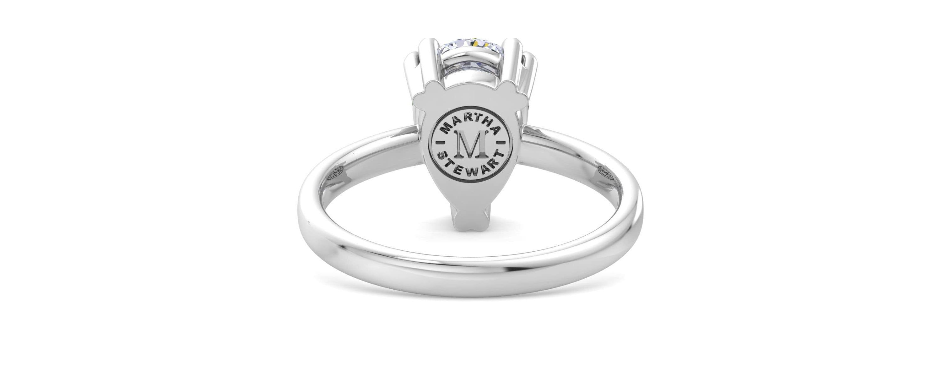 Lab Created 2 Carat Pear Shape Lab Grown Diamond Solitaire Engagement Ring Available in 14K White and Yellow Gold