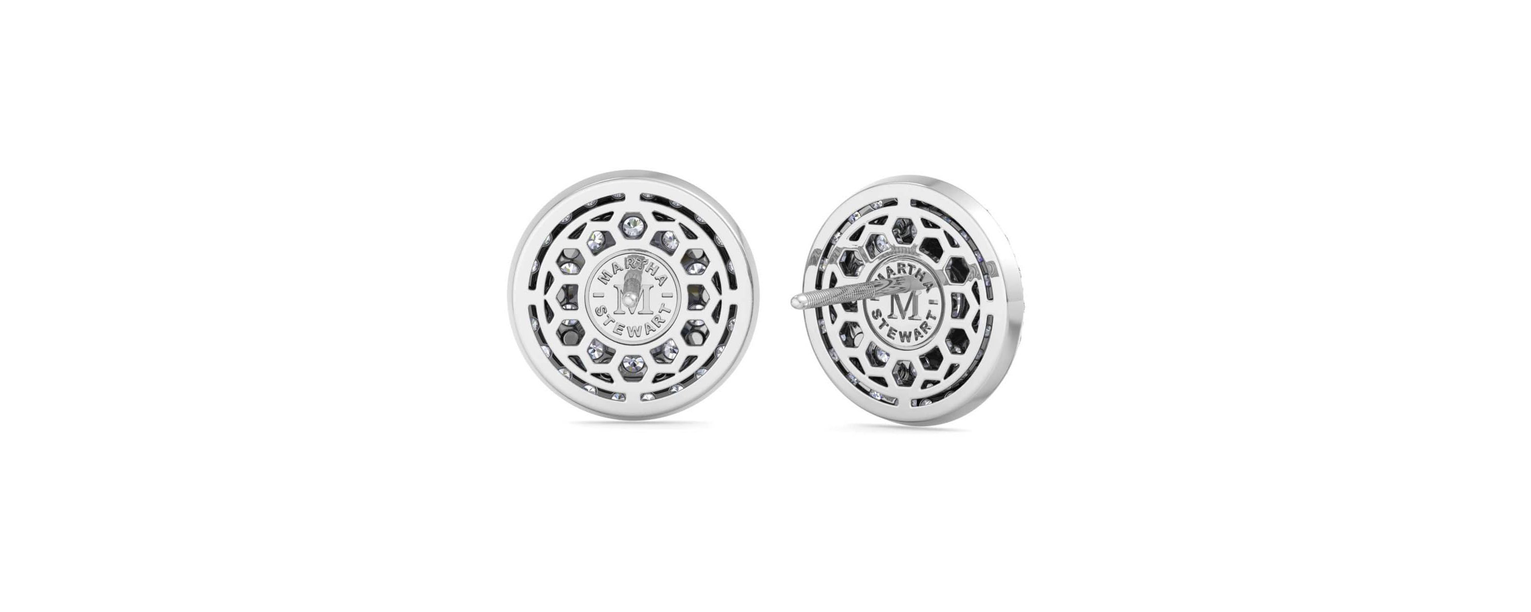 Lab Created 4 Carat Lab Grown Diamond Halo Stud Earrings Available In 14 Karat White Or Yellow Gold