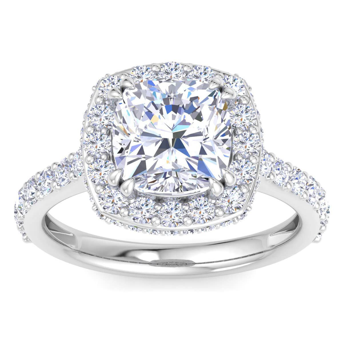 Lab Created 5 Carat Marquise Shape Lab Grown Diamond Three Stone Engagement Ring Available in 14K White and Yellow Gold