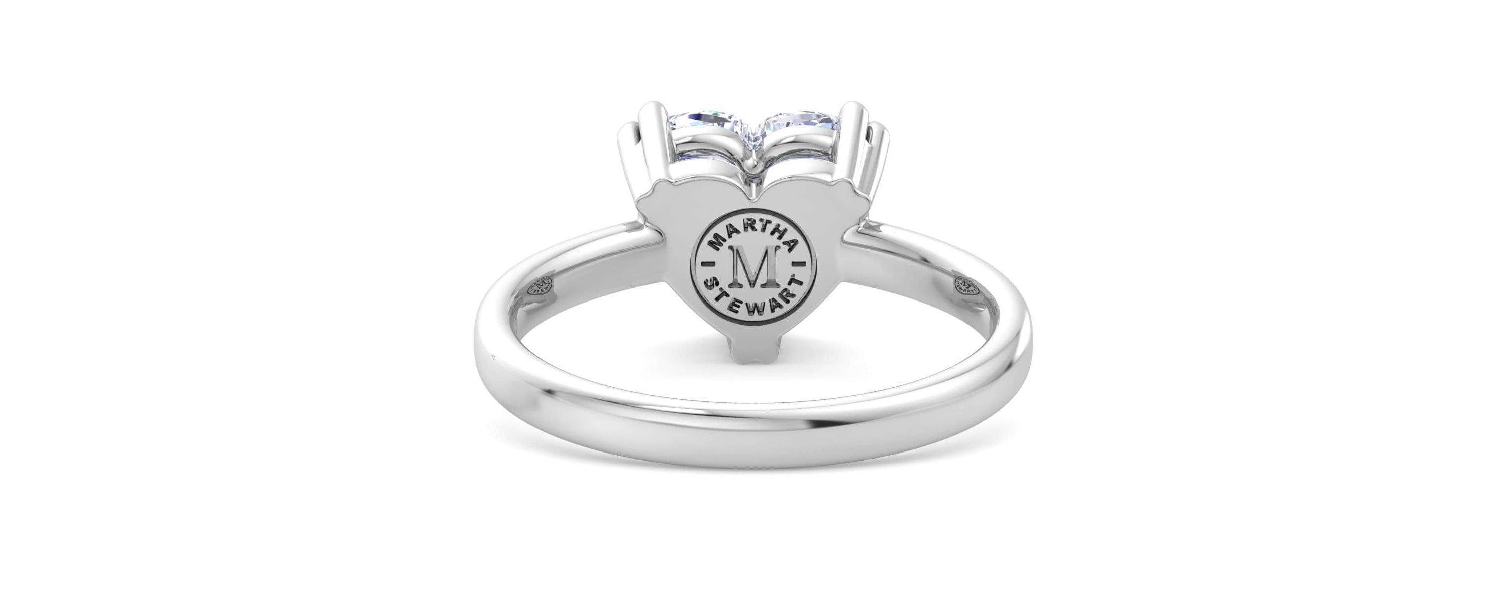 Lab Created 2 Carat Cushion Cut Lab Grown Diamond Solitaire Engagement Ring Available in 14K White and Yellow Gold