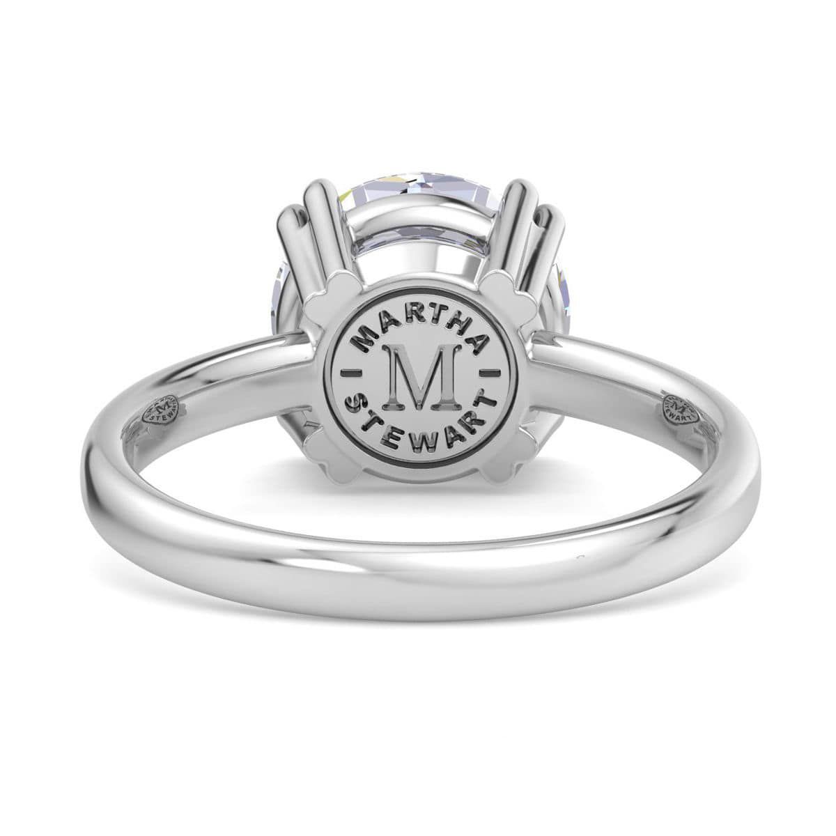 Lab Created 3 Carat Round Shape Lab Grown Diamond Solitaire Engagement Ring Available in 14K White and Yellow Gold