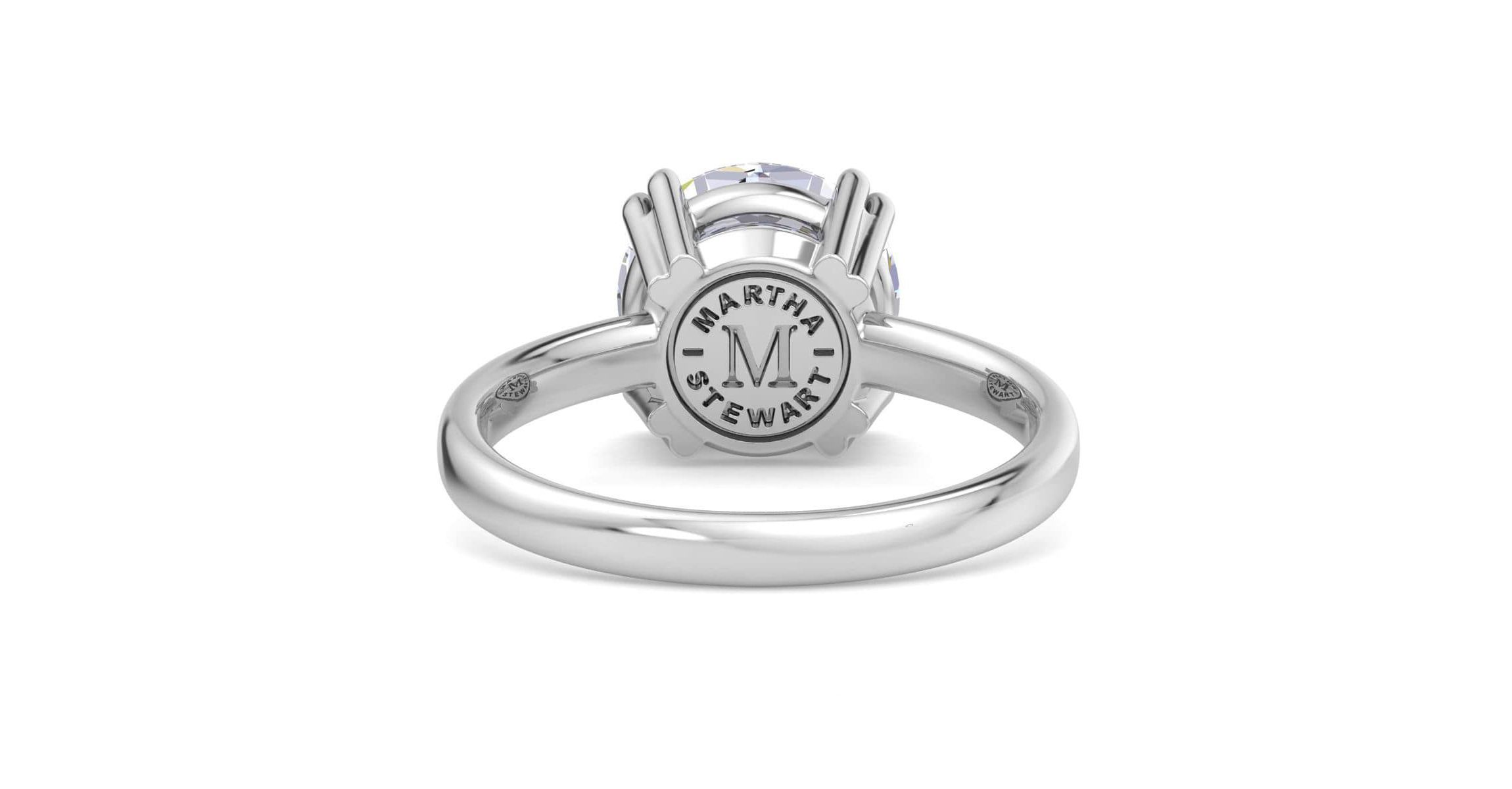 Lab Created 3 Carat Round Shape Lab Grown Diamond Solitaire Engagement Ring Available in 14K White and Yellow Gold