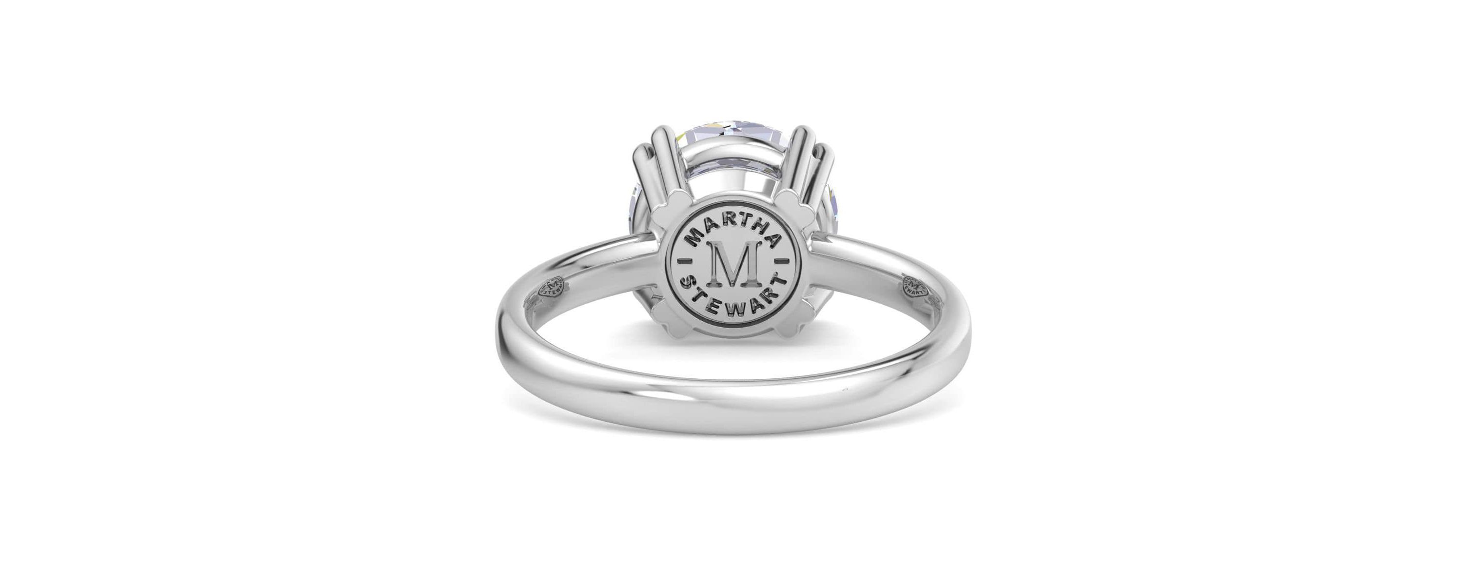 Lab Created 3 Carat Round Shape Lab Grown Diamond Solitaire Engagement Ring Available in 14K White and Yellow Gold
