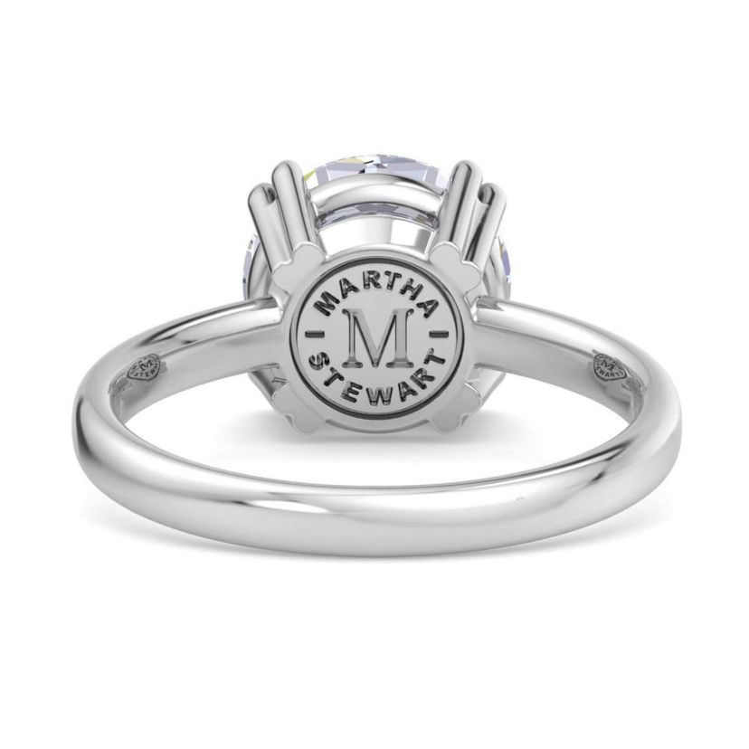 Lab Created 3 Carat Round Shape Lab Grown Diamond Solitaire Engagement Ring Available in 14K White and Yellow Gold