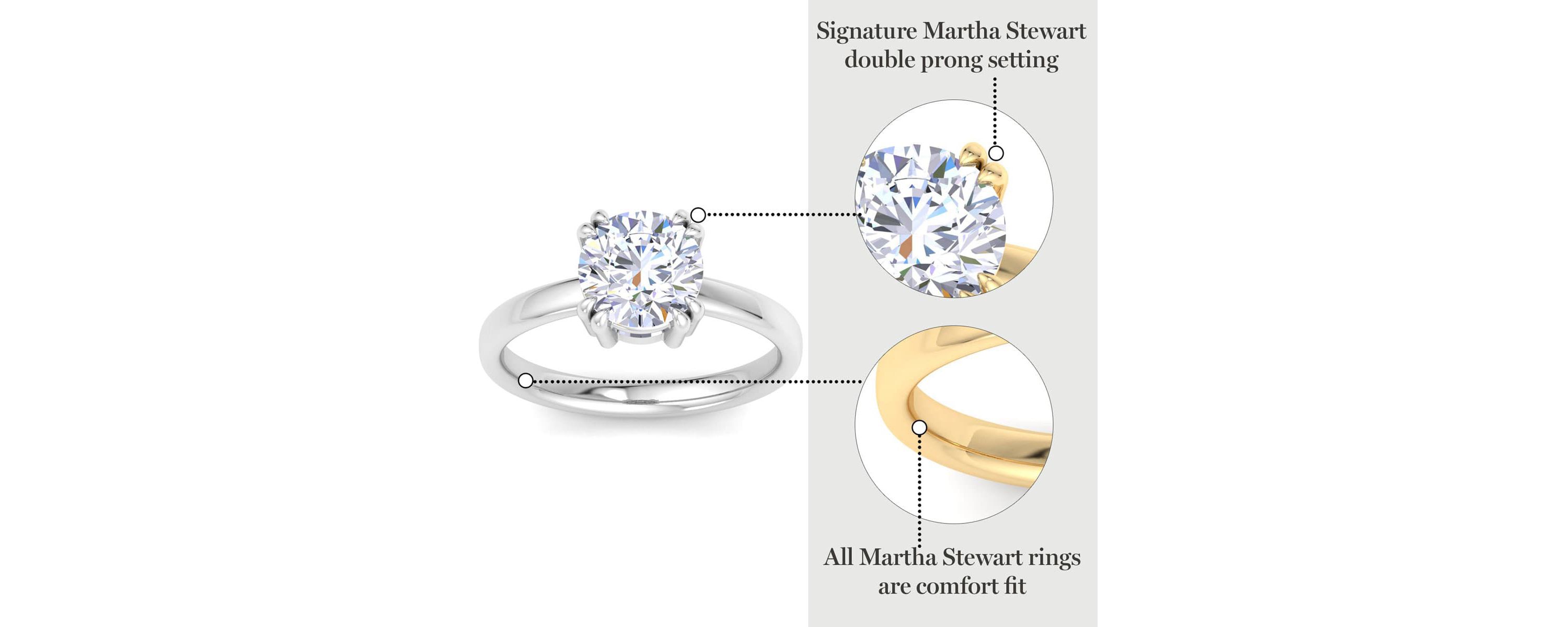 Lab Created 3 Carat Round Shape Lab Grown Diamond Solitaire Engagement Ring Available in 14K White and Yellow Gold