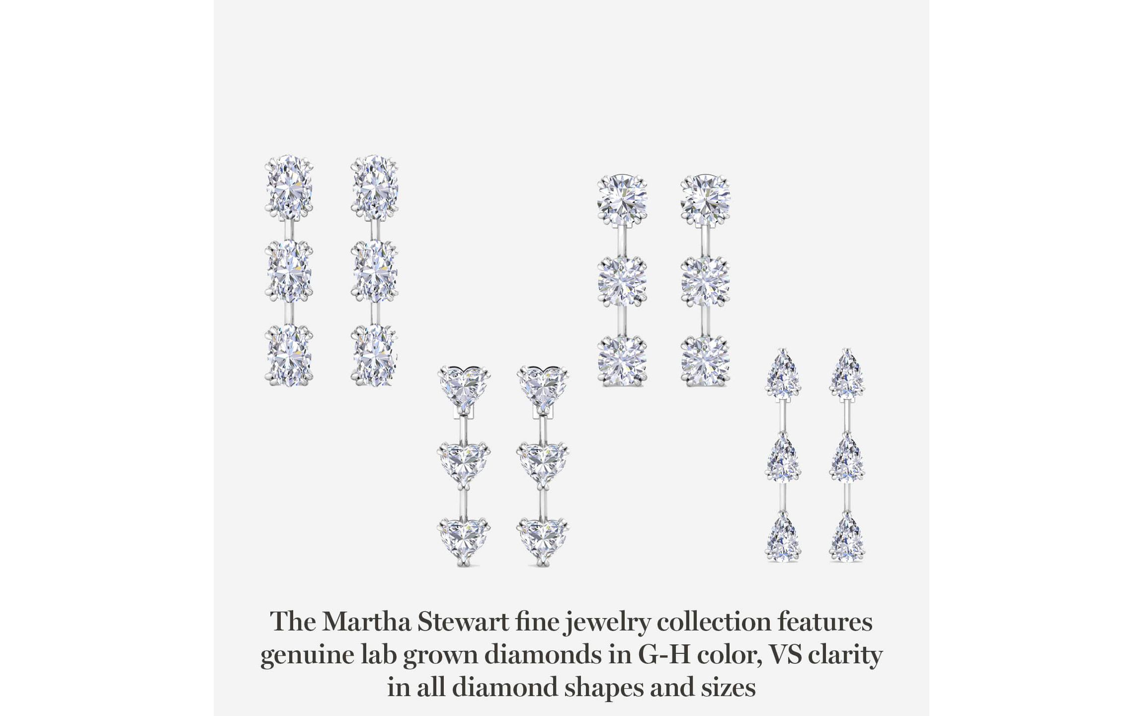 Lab Created 5 Carat Heart Shape Lab Grown Diamond Drop Earrings Available In 14 Karat White Or Yellow Gold
