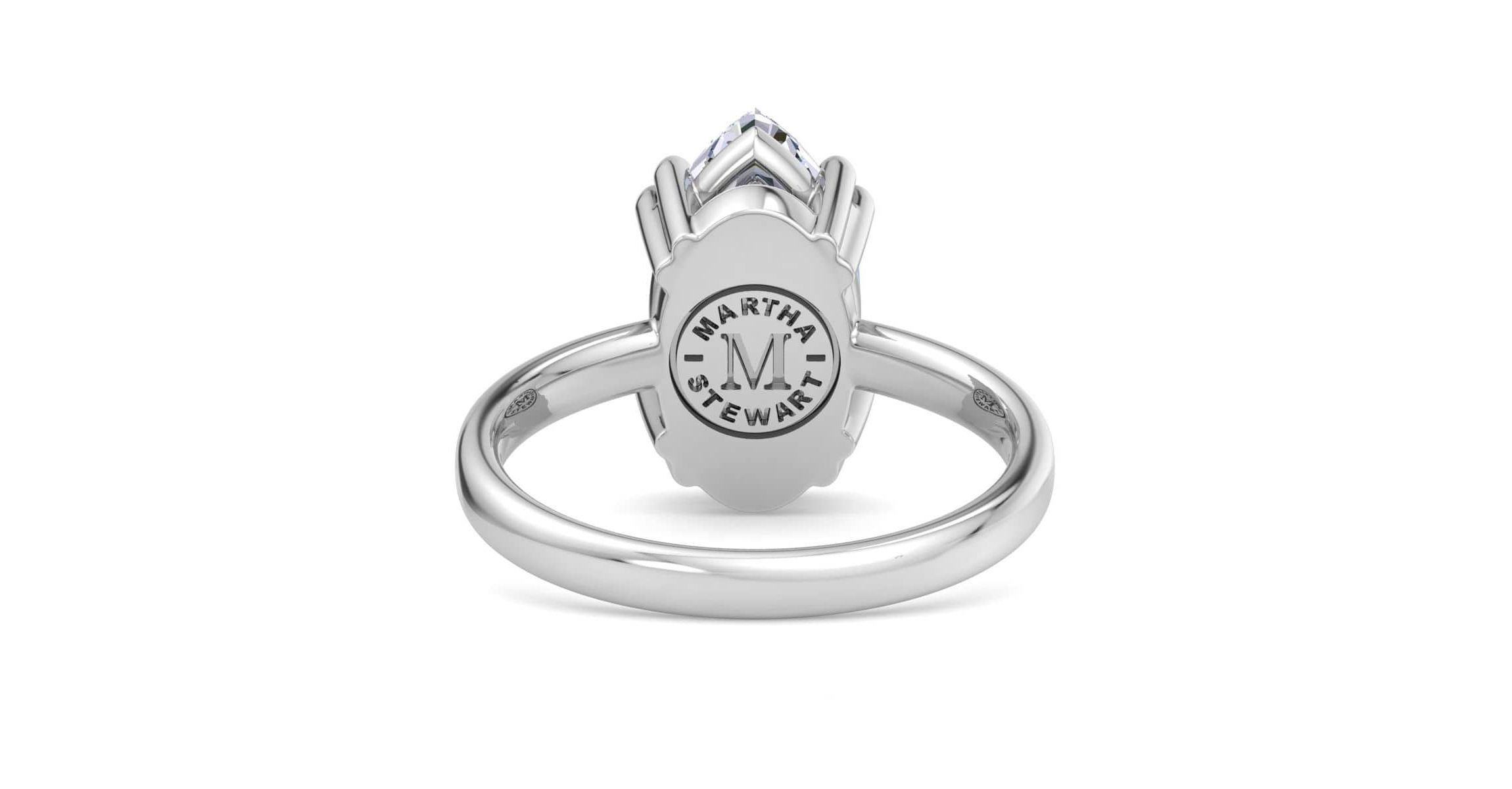 Lab Created 2 Carat Marquise Shape Lab Grown Diamond Solitaire Engagement Ring Available in 14K White and Yellow Gold