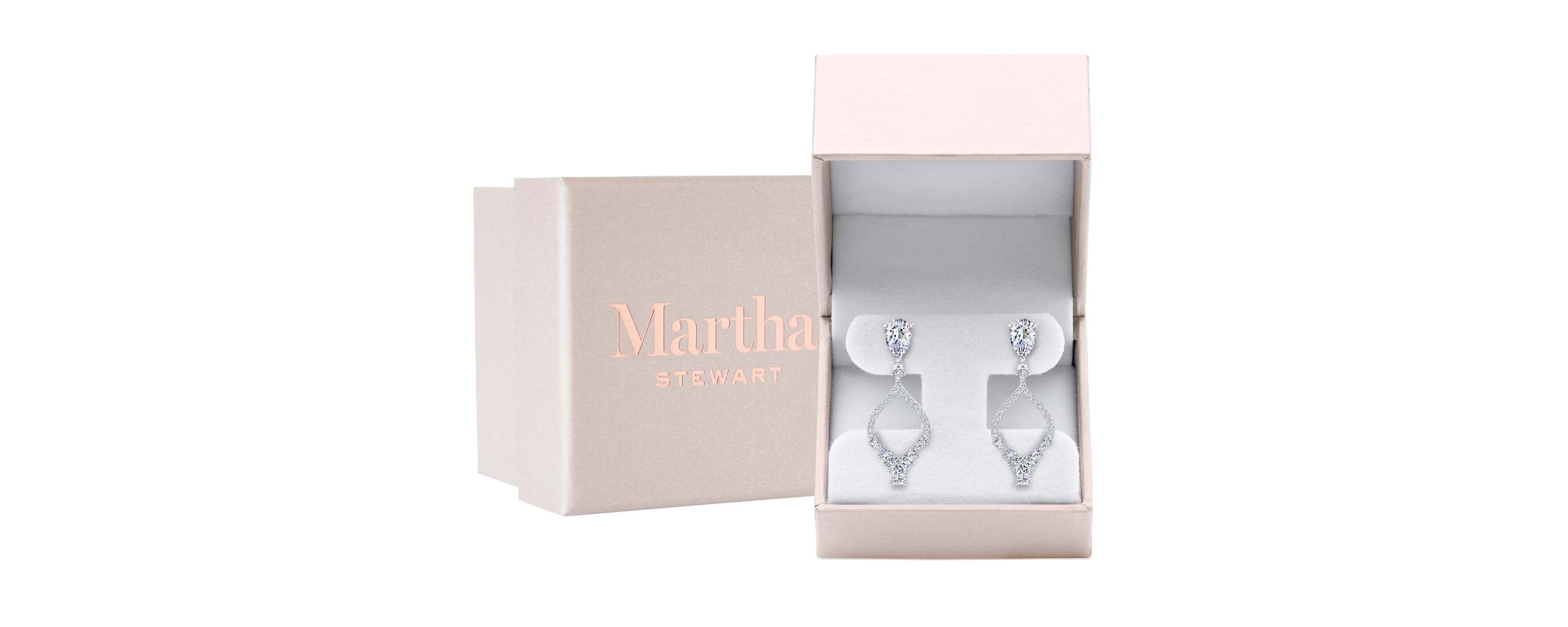 Lab Created 3 Carat Pear Shape Lab Grown Diamond Drop Earrings Available In 14 Karat White Or Yellow Gold