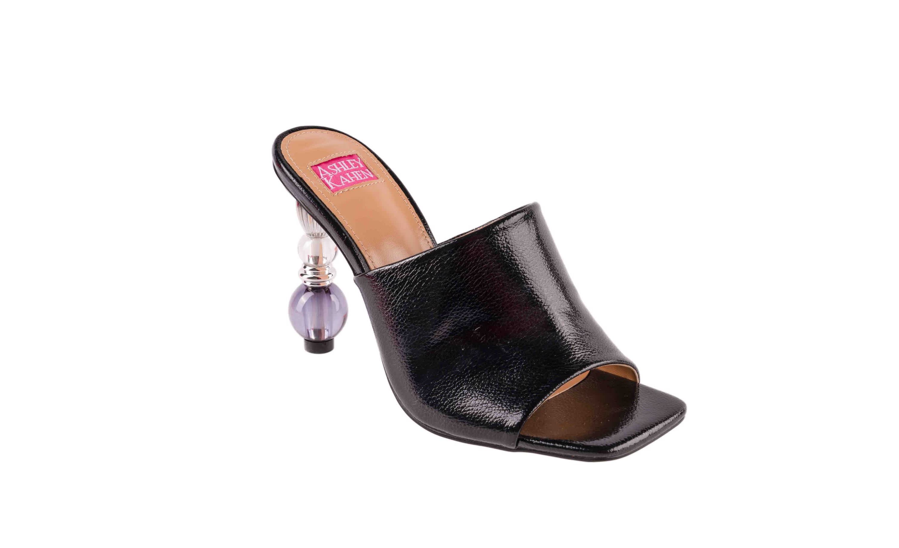Fame, Metallic Crystal Ball Heel Mule