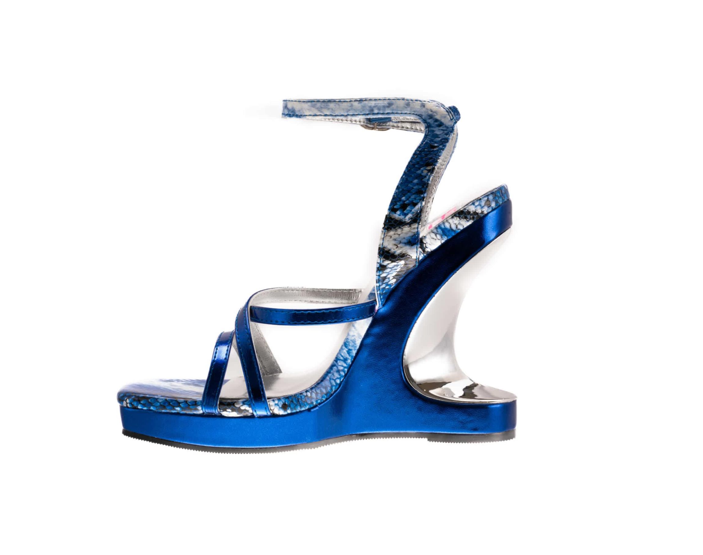Mamamia, Metallic Wedge Multi Color Sandal