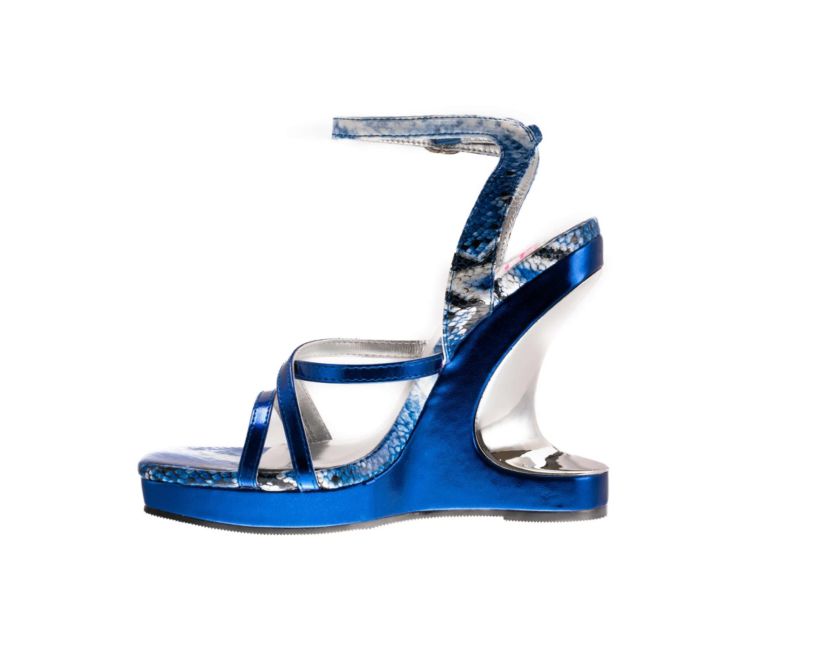 Mamamia, Metallic Wedge Multi Color Sandal