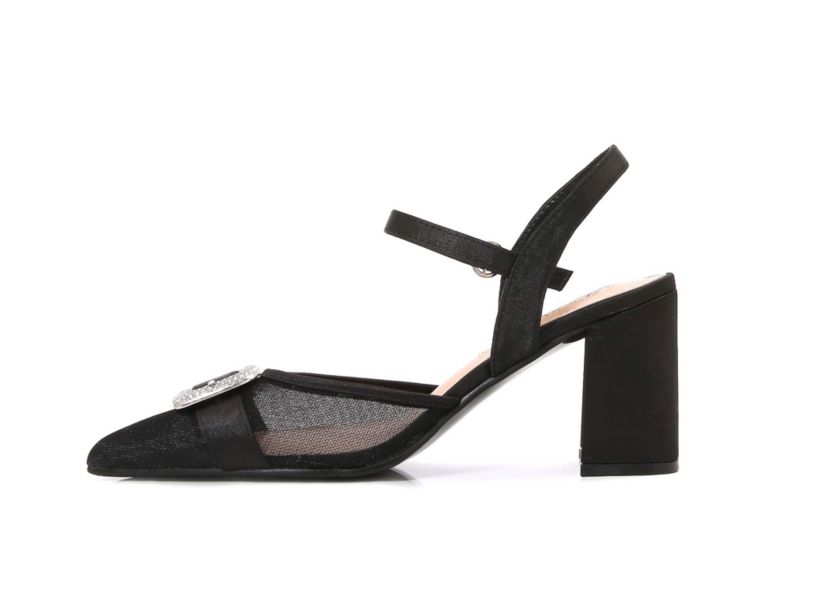 Bianca, Rhinestone Buckle Pump