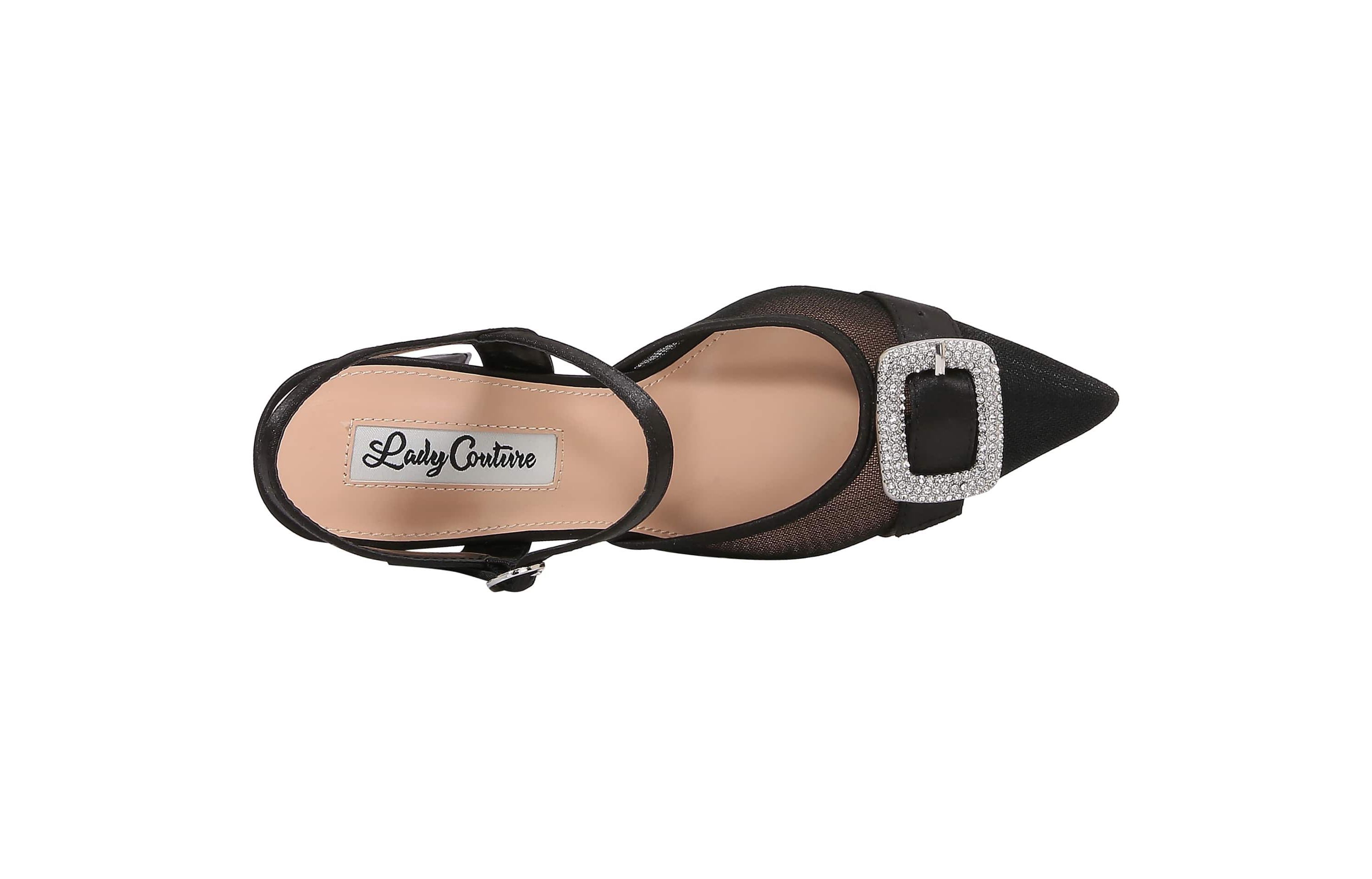 Bianca, Rhinestone Buckle Pump