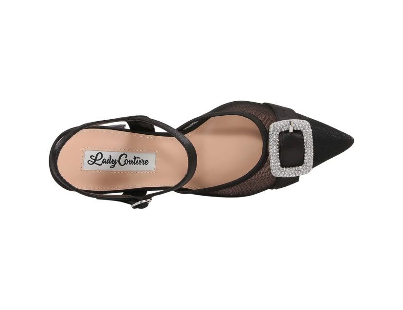 Bianca, Rhinestone Buckle Pump