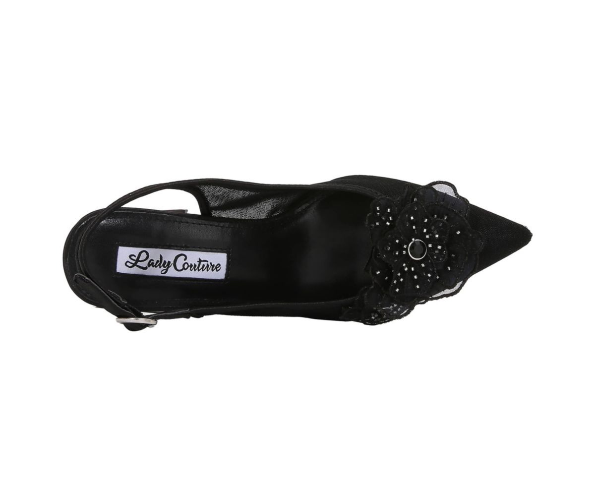 Ballroom, Flower Mesh Slingback