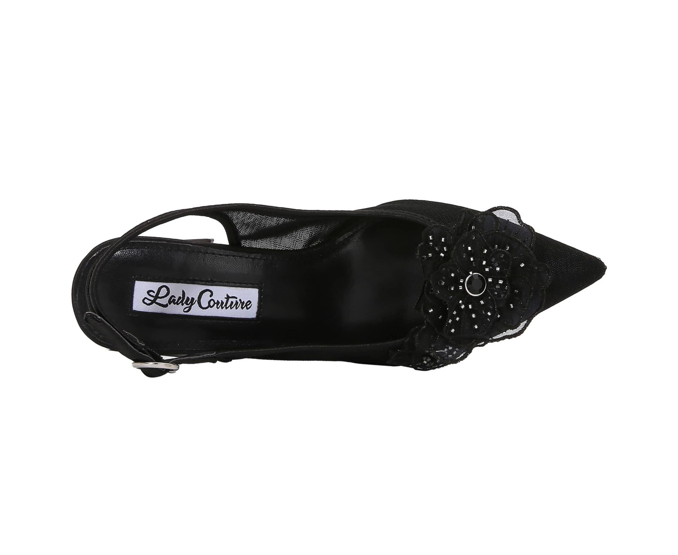 Ballroom, Flower Mesh Slingback