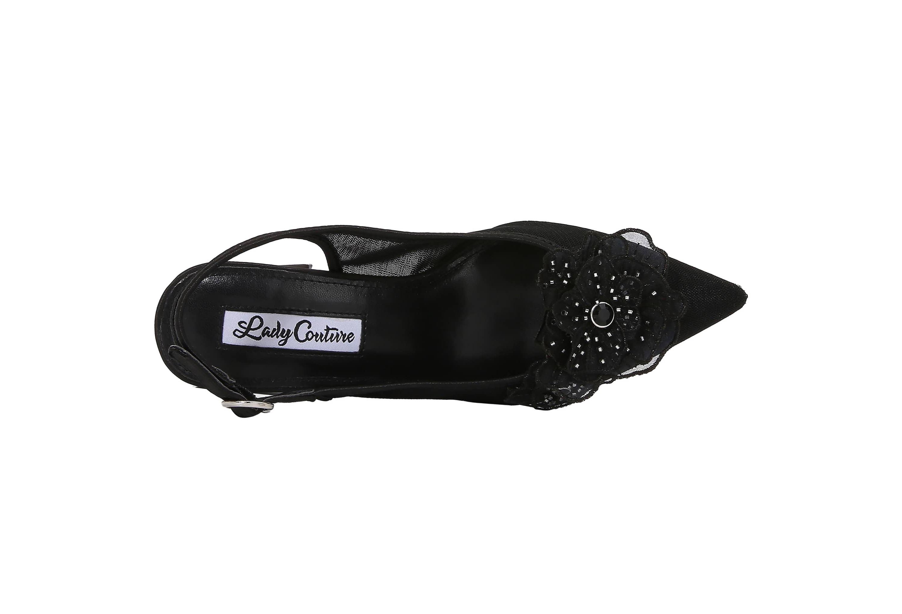 Ballroom, Flower Mesh Slingback