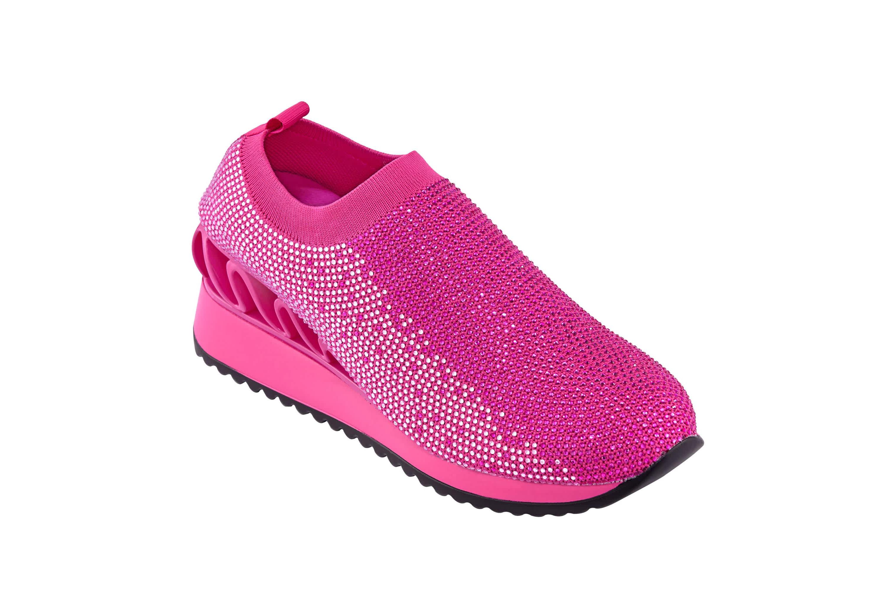 Bella, Glitz Slip-On Fashion Wedge Sneaker