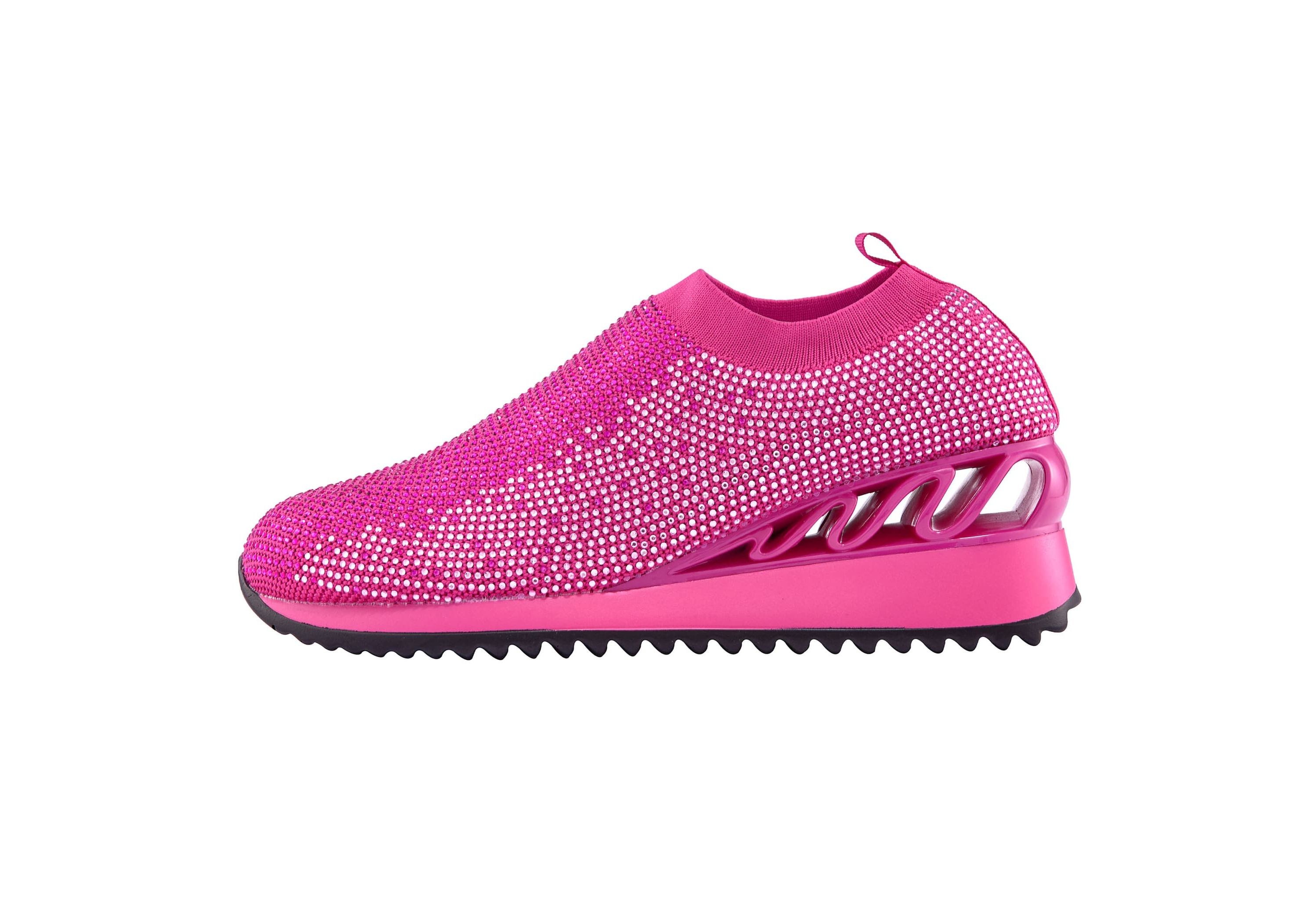 Bella, Glitz Slip-On Fashion Wedge Sneaker