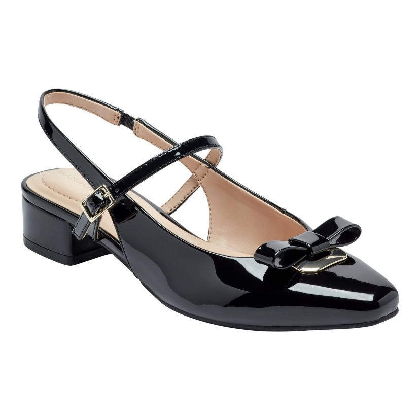 Adana Block Heel Dress Slingback Pumps