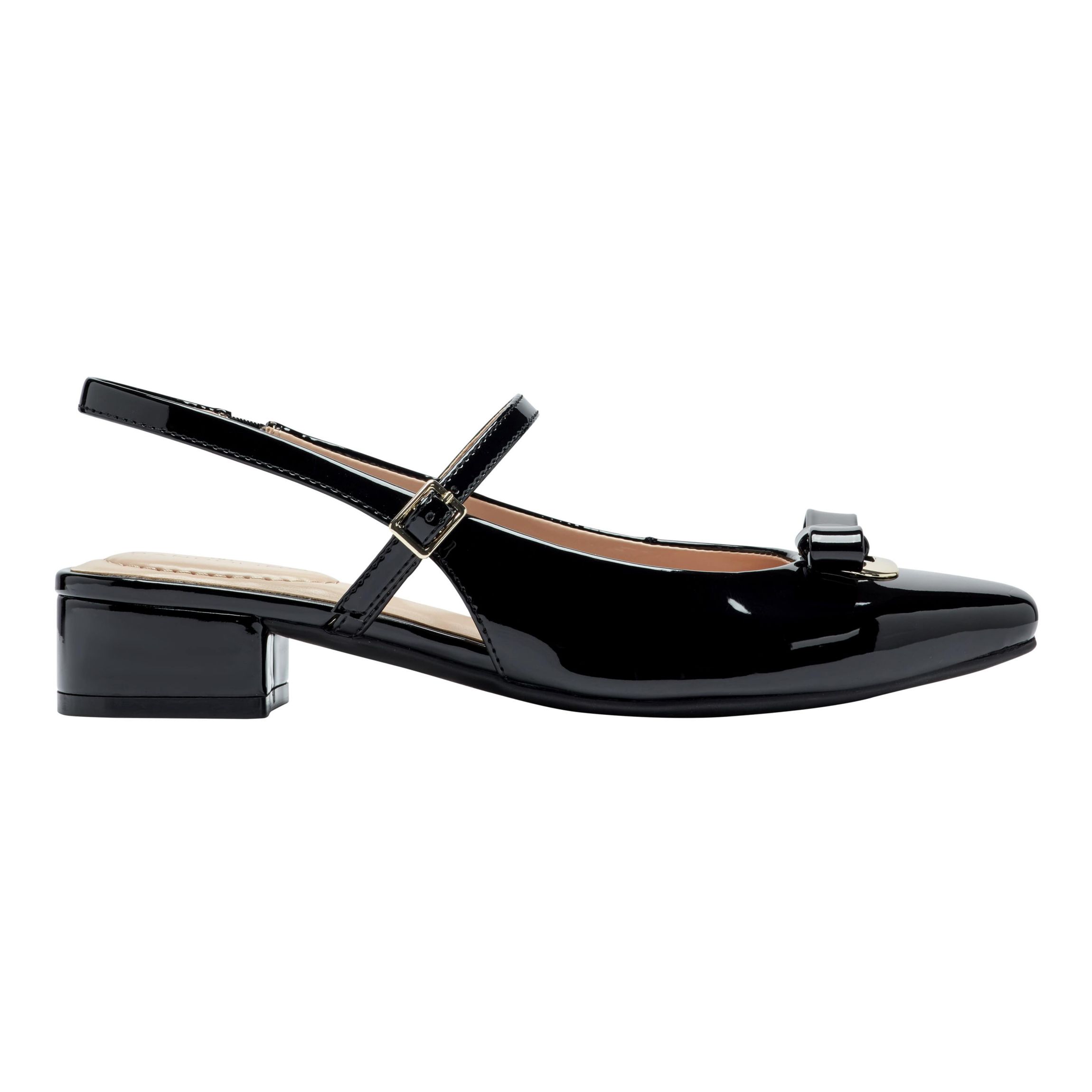 Adana Block Heel Dress Slingback Pumps
