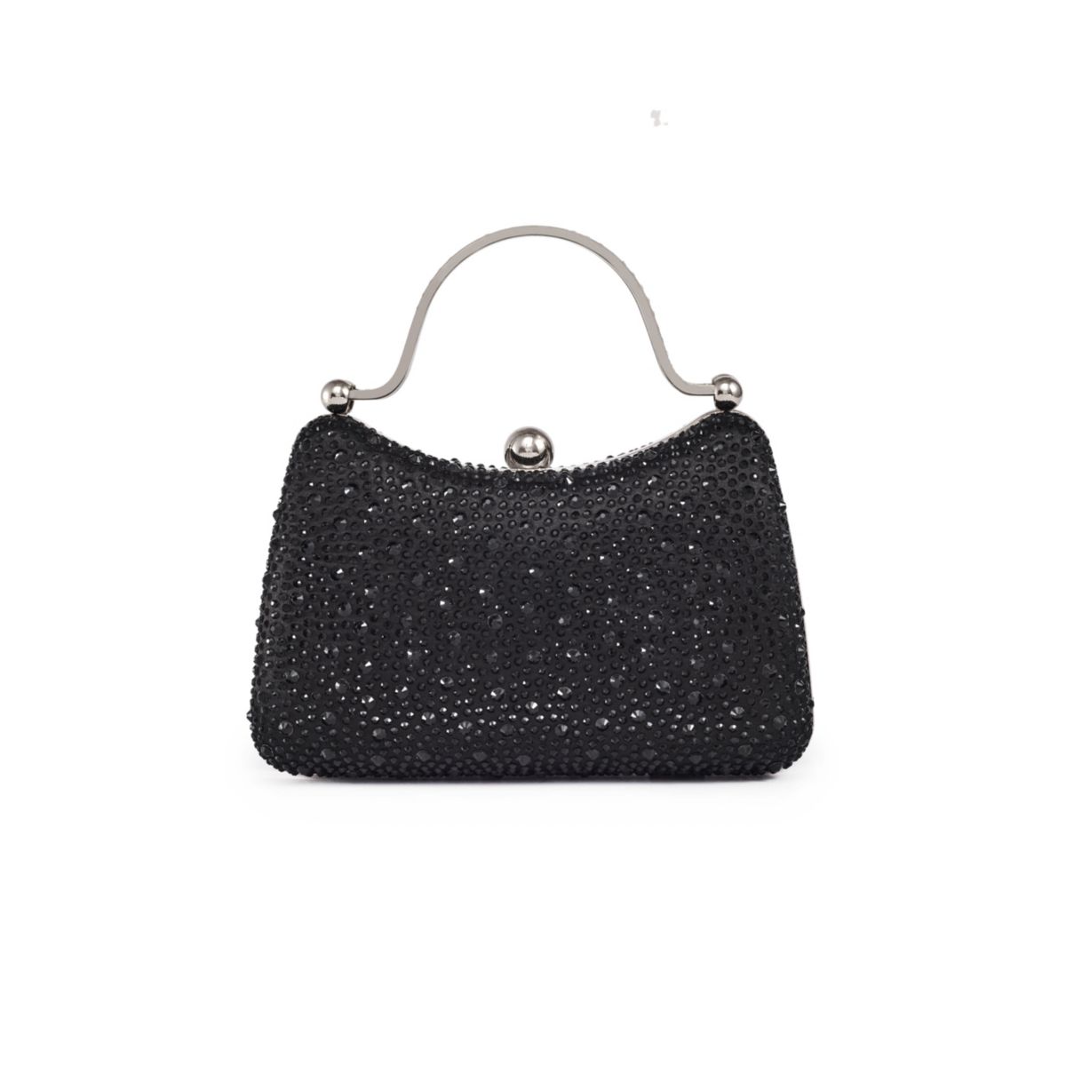Aria, Double Metal Handles Dazzling Evening Bag