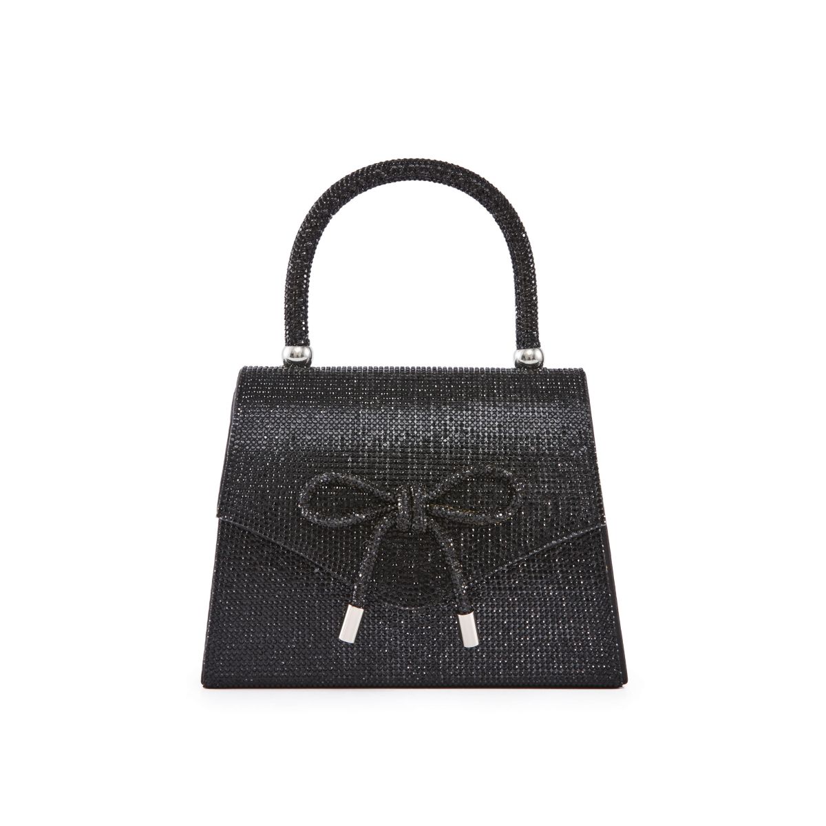 Celina, Rhinestone Covered Bow Detail Evening Clutch Bag