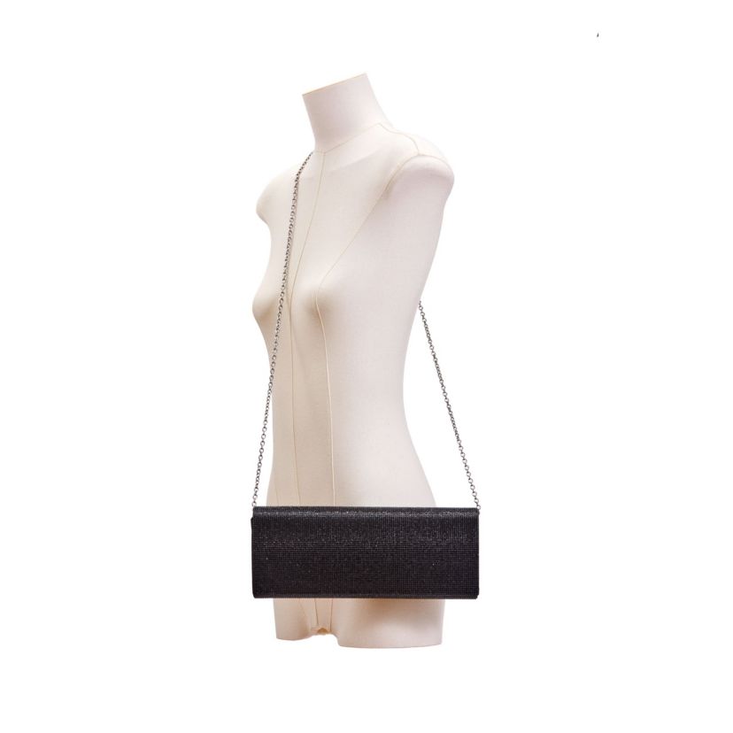 Tina, Radiant Rhinestone Envelope Clutch Bag