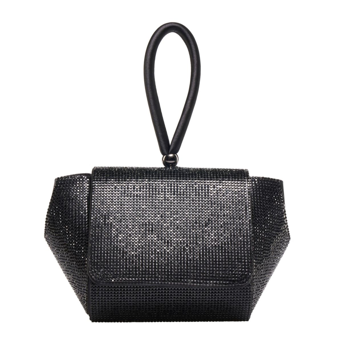 Rene, Architectural Rhinestone Evening Bag
