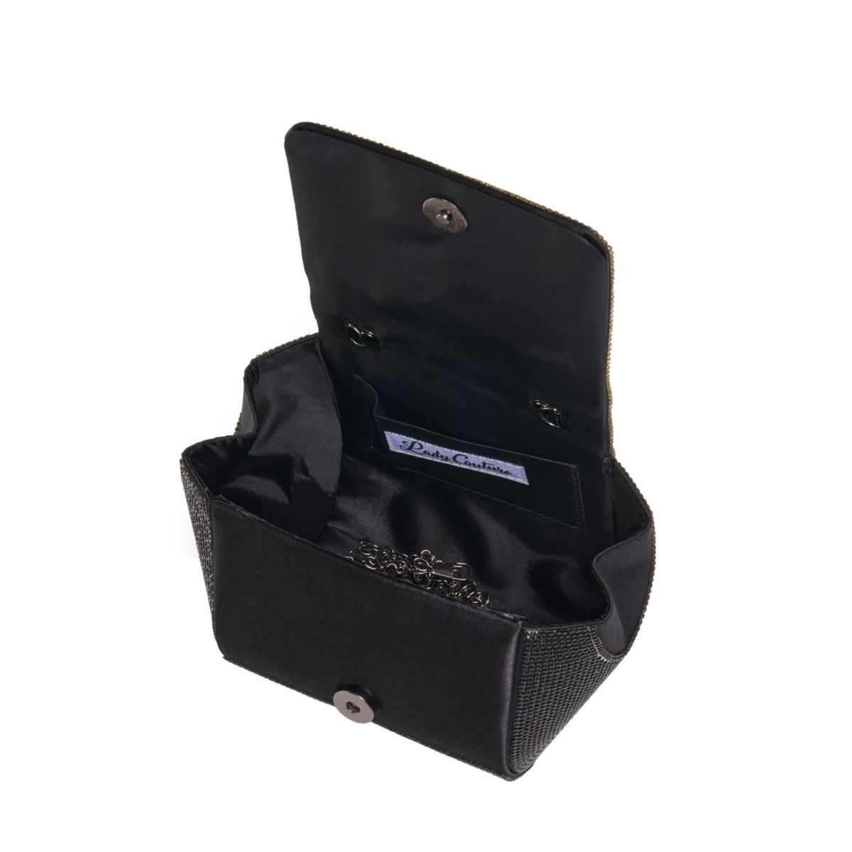 Rene, Architectural Rhinestone Evening Bag