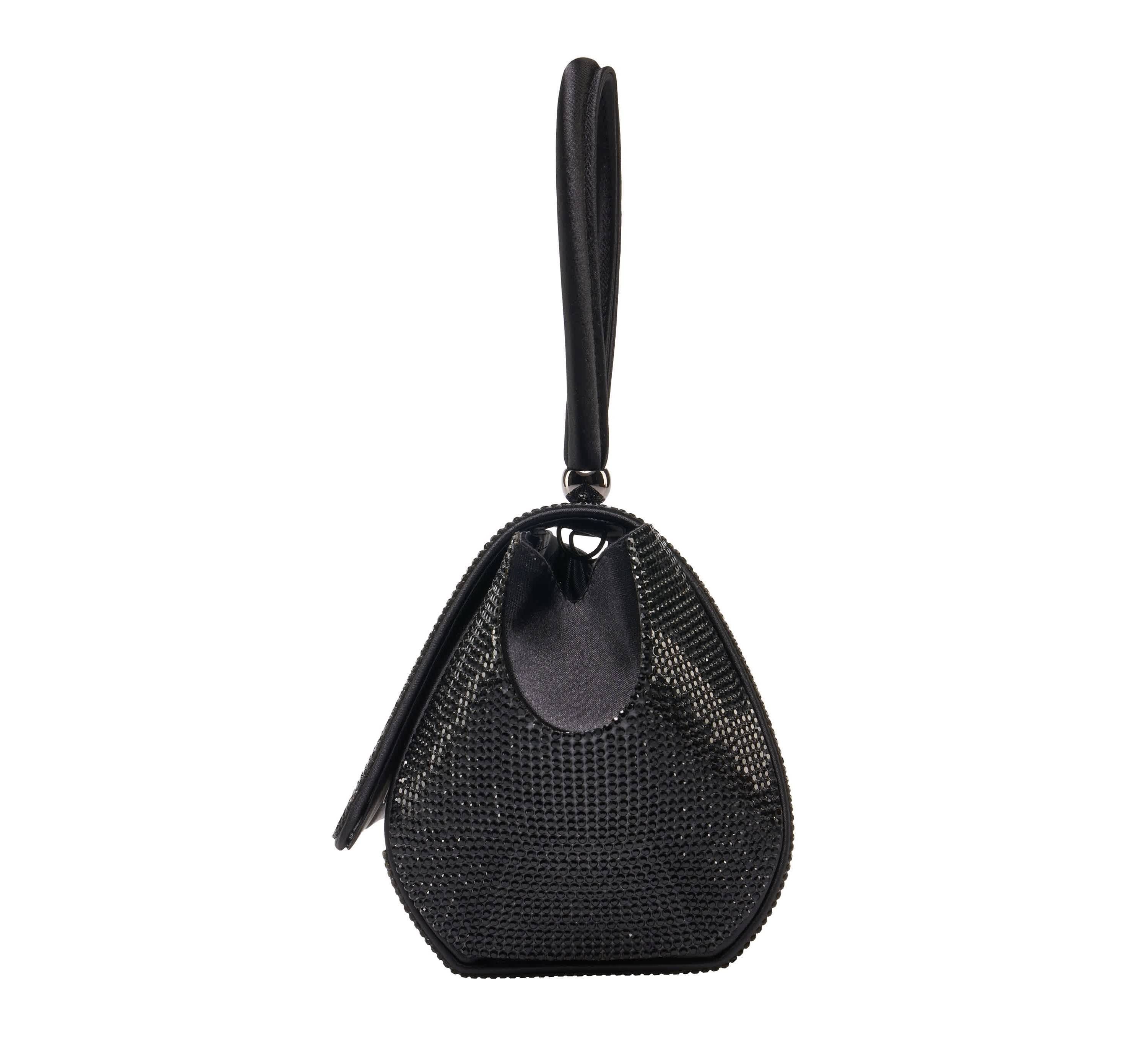 Rene, Architectural Rhinestone Evening Bag