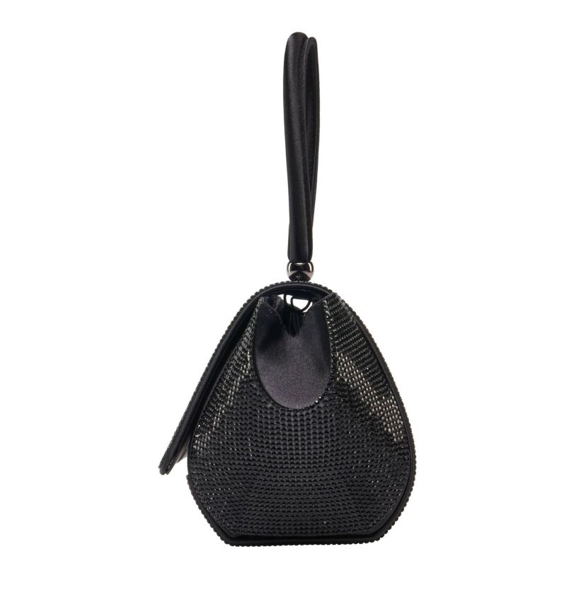 Rene, Architectural Rhinestone Evening Bag