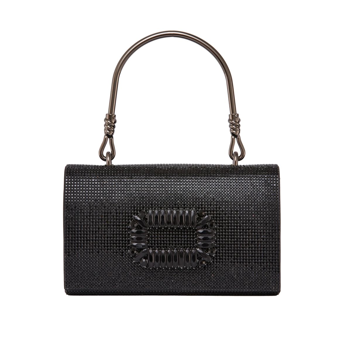 Cindy, Elegant Rhinestone Satin Handbag