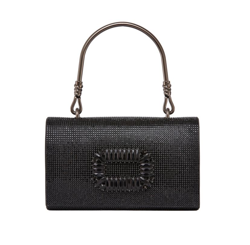 Cindy, Elegant Rhinestone Satin Handbag