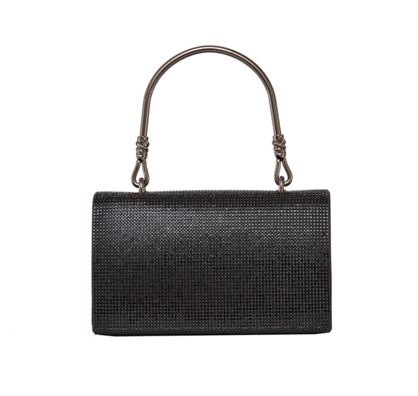 Cindy, Elegant Rhinestone Satin Handbag