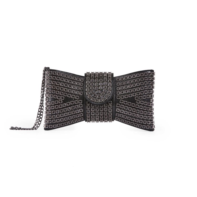 Ivy, Dazzling Bow Evening Clutch Bag