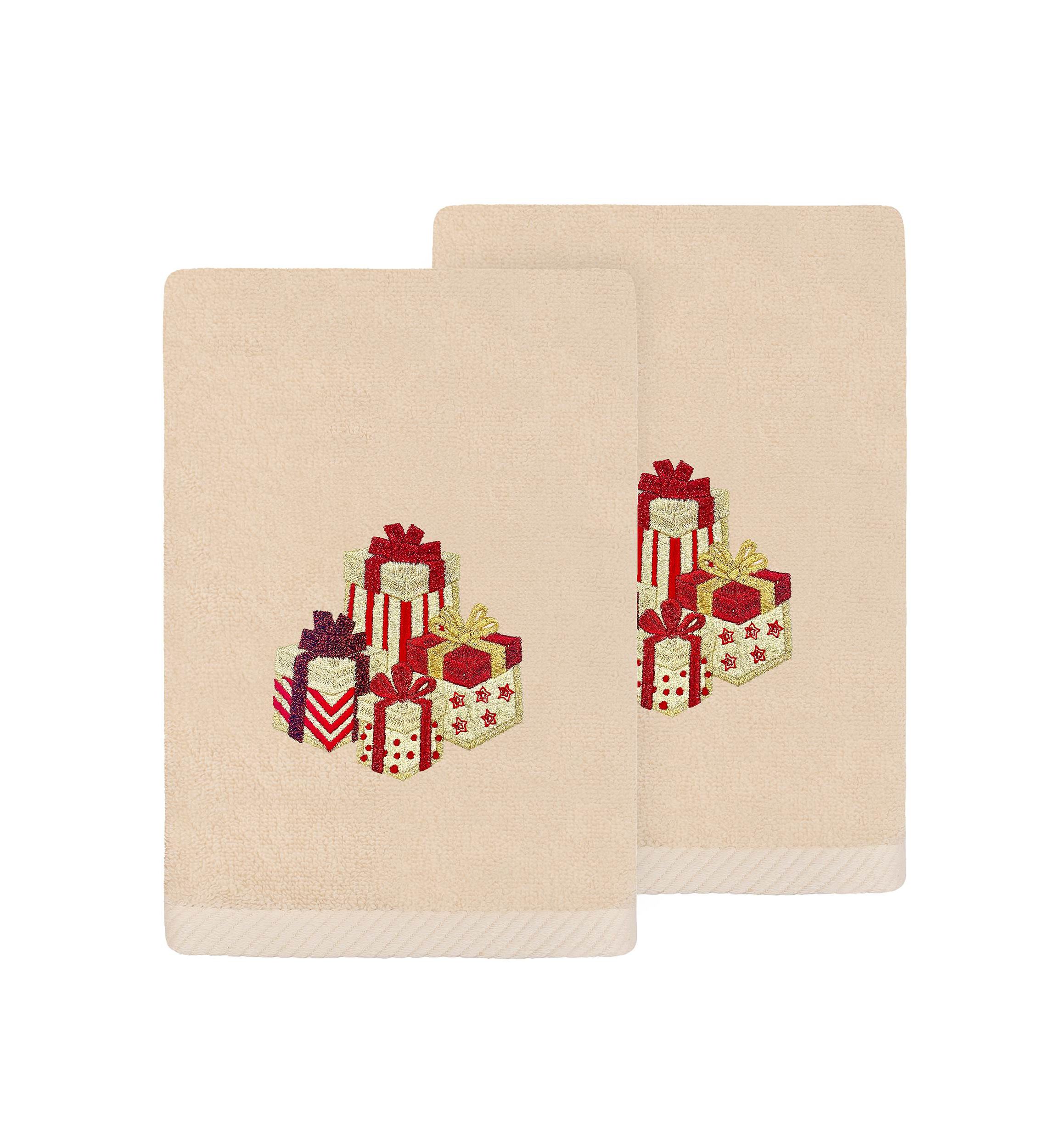 Christmas Packages Hand Towels Set of 2