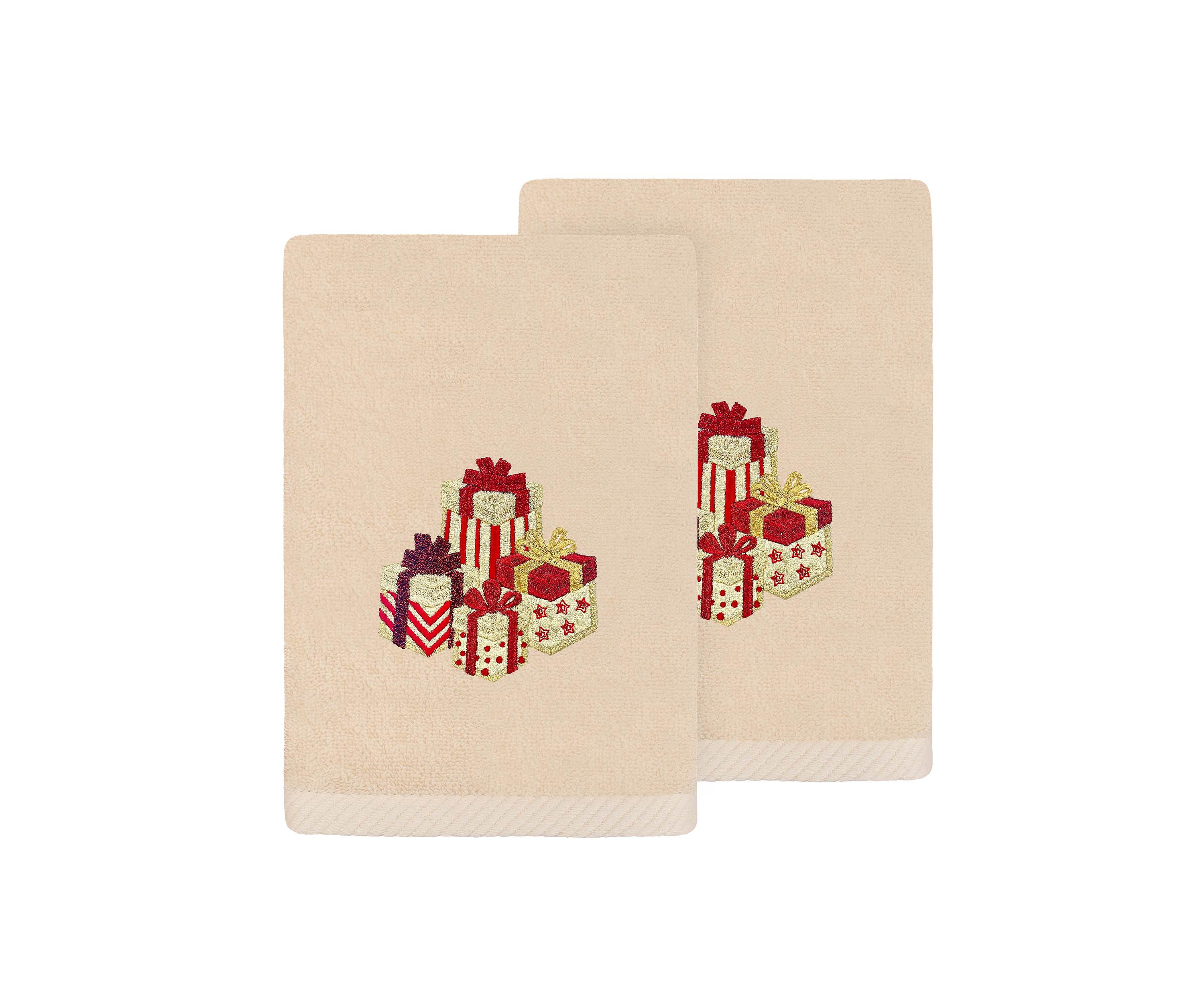 Christmas Packages Hand Towels Set of 2