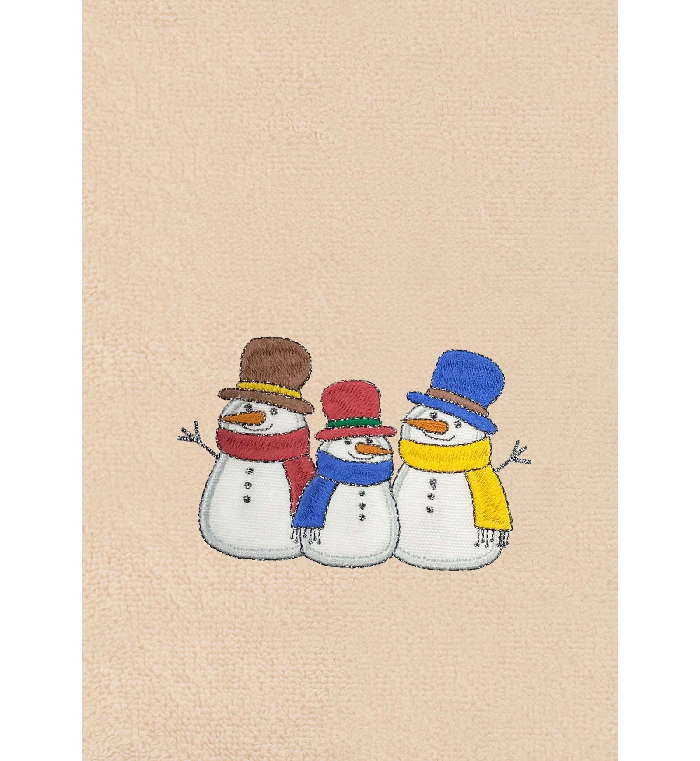 Christmas Snow People Hand Towels Set of 2