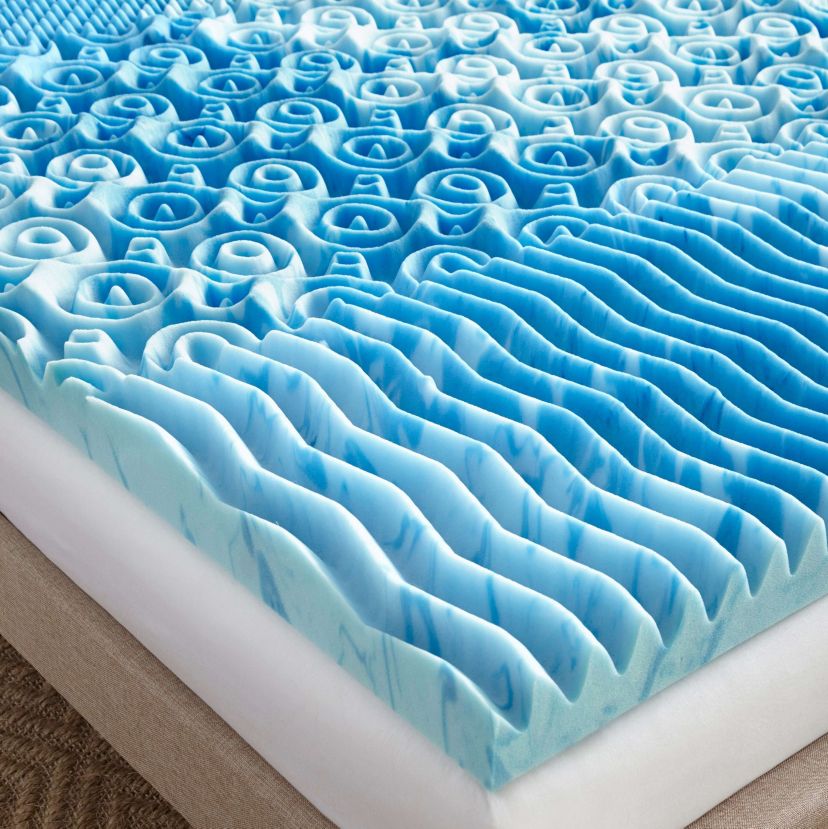 Nautica Home 4 Inch GelLux Cooling Memory Foam Topper