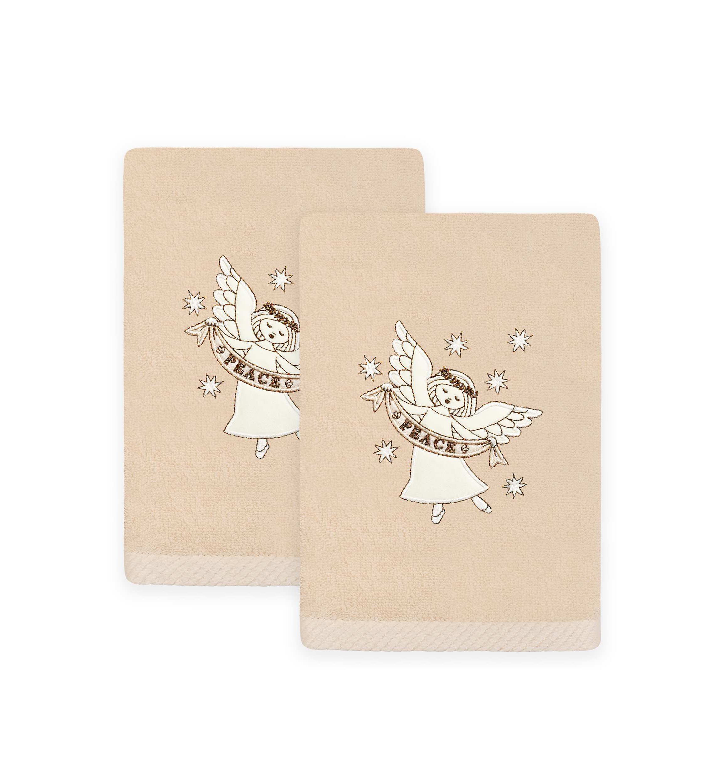 Christmas ANGEL Hand Towels Set of 2