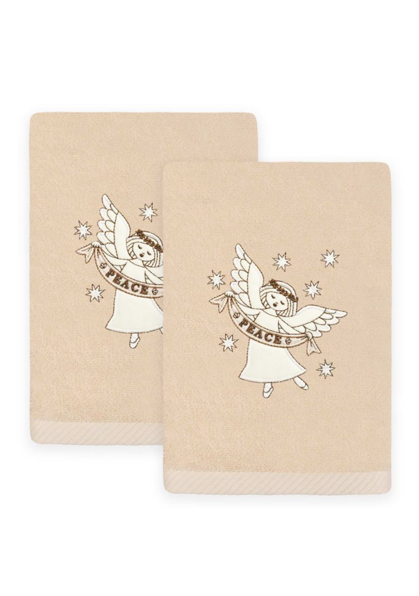Christmas ANGEL Hand Towels Set of 2