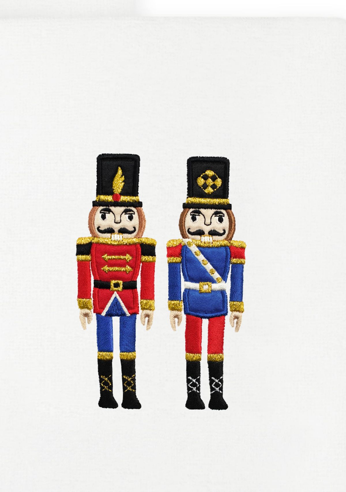 Christmas NUTCRACKERS Hand Towels Set of 2